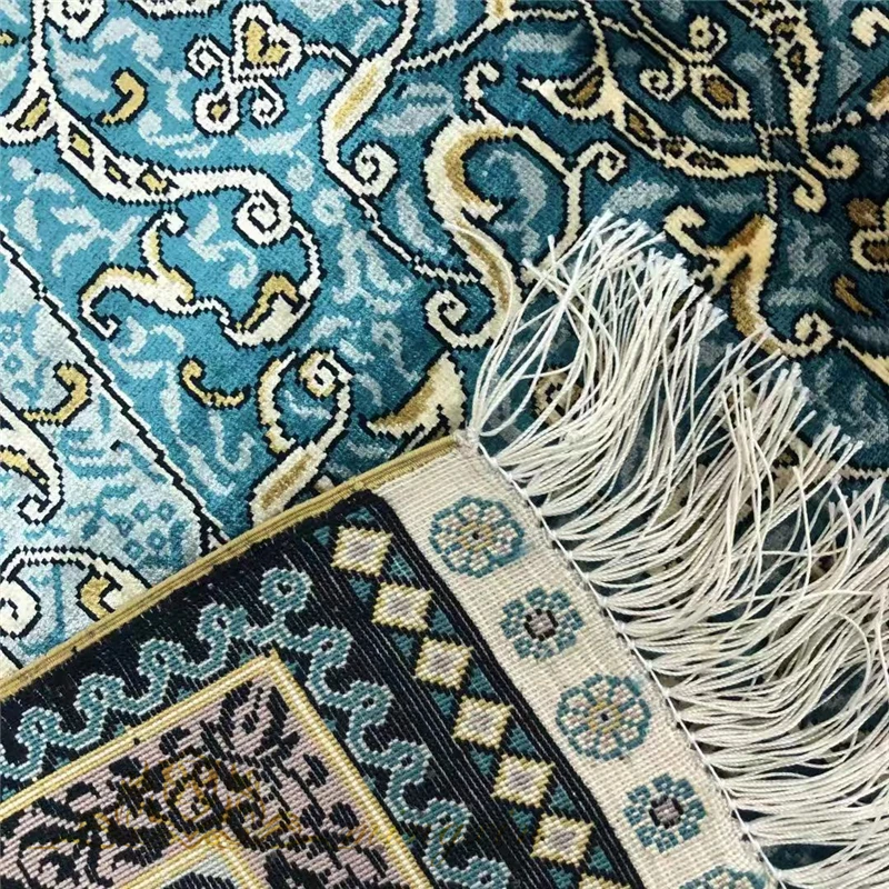 Goede 8X11 Voeten Grote Zijden Tapijt Handgeknoopt Turks Zijden Tapijten Medaillon Hand Weave Zijde Tapijt Voor Parlor