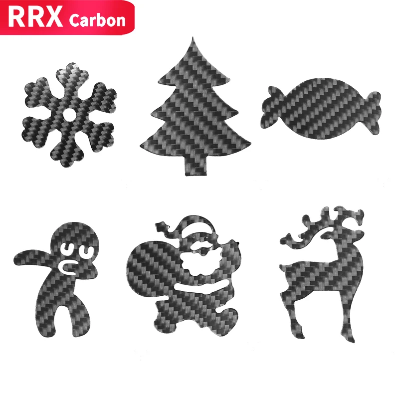 

Car Window Stickers for Christmas Auto Vehicle Window Santa Claus Window Cling Carbon Fiber Sticker