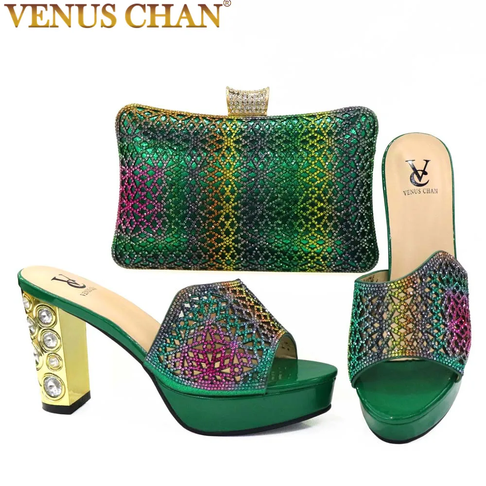 

Комплект из туфель и сумочки в итальянском стиле, для вечерние женщин для ухода за кожей в нигерийском стиле для женщин Свадебный комплект и...