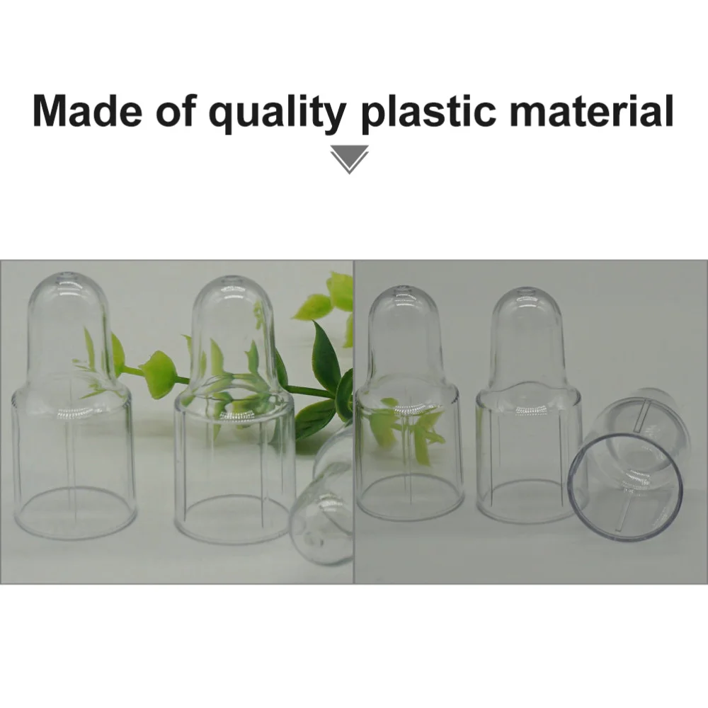 

25Pcs Bottle Cover Essential Oil Bottle Acccessory Transparent