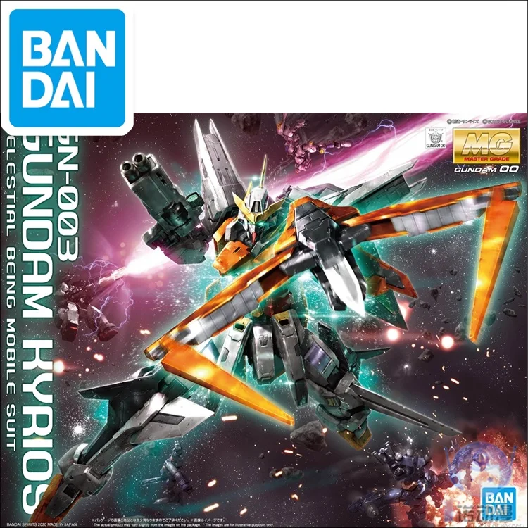 Японская модель BANDAI Gundam MG 1/100 для мобильного телефона экшн-фигурок GUNDAM KYRIOS 00 |
