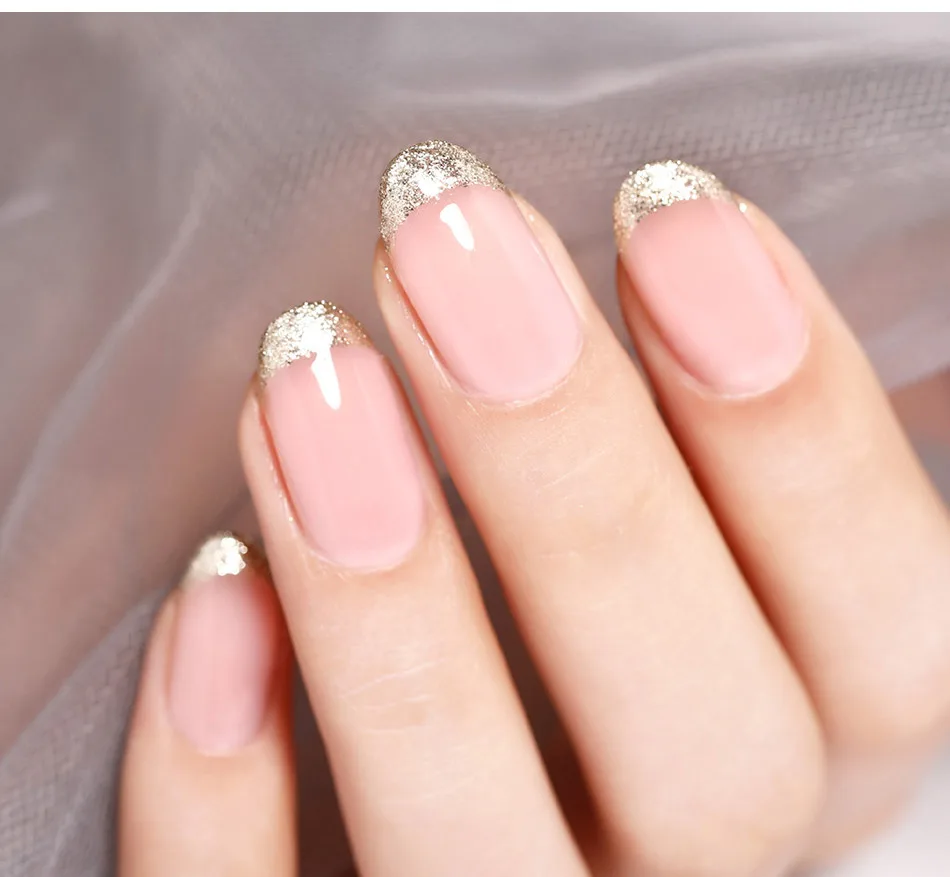BORN PRETTY 6 пилка для ногтей черный белый красный золотой серебряный обычный лак для ногтей Украшение Советы Дизайн ногтей для DIY маникюра
