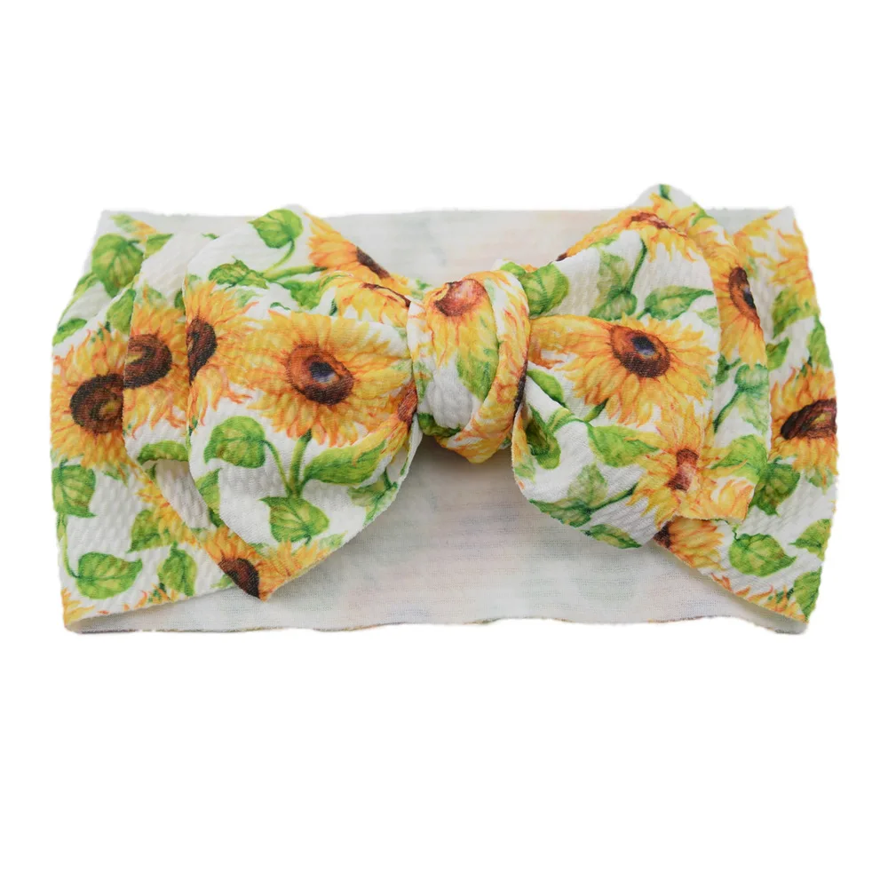 

Baby Accessories Infant Baby Girl Cute Bow Headband Newborn Solid Headwear Headdress Nylon Elastic Hair Band Gifts Props