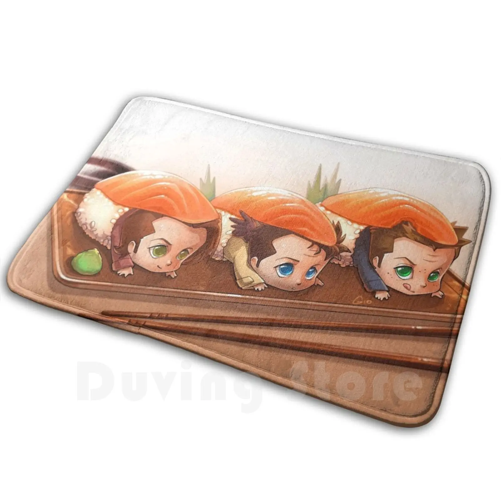 Команда Free Will Sushis коврик подушка мягкая женская семья Jensen Ackles Misha Luna Jared