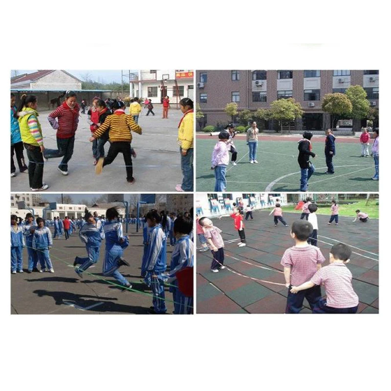 1 шт. скакалки уличные детские игрушки игры для детей эластичные резиновые