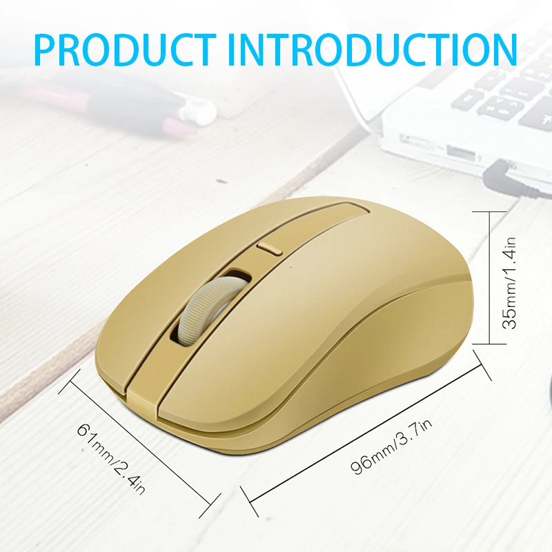 CHYI 2 4G USB мини Беспроводной Мышь 1000/1200/1600 Точек на дюйм оптическая компьютерная