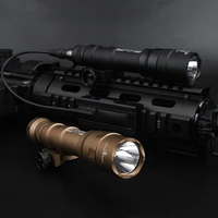 2021 new airsoft 1400lumes hunting flashlight weapon rifle tactical flashlight zoomable fit picatinny rails survival kits