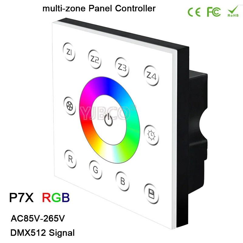 AC85V 265V Bincolor 2 4G DMX512 Dim/CCT/RGB/RGBW Сенсорная панель P5X/P6X/P7X/P8XR4 CC 2.4G/R4 2.4G беспроводной