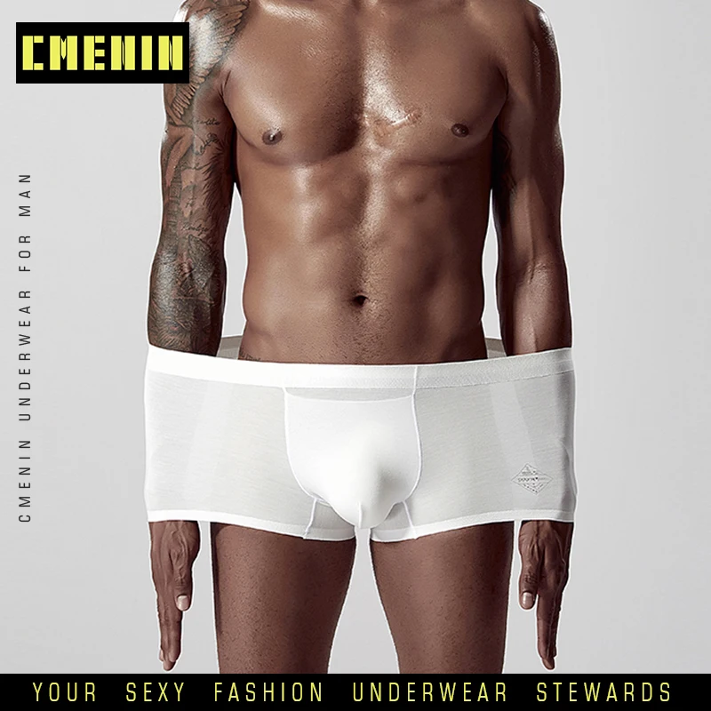 Трусы боксеры мужские из мягкого хлопка однотонные дышащие удобные 2020|Мужские