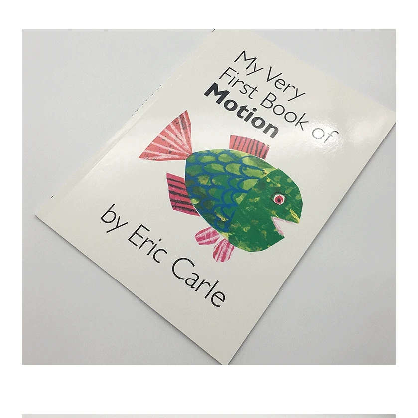 Моя первая книга движения Эрика Карла детская книжка раскраска английская