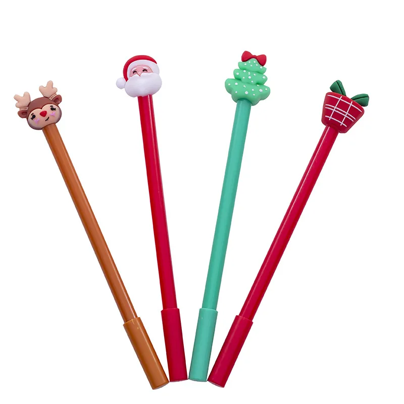 20 Pcs Creative Gift Pack Reindeer Christmas Gel Pen Student Writing Creative Office Stationery Signature Pen Wholesale