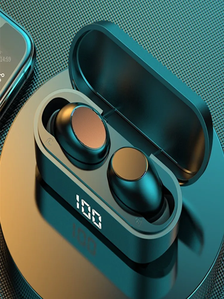 

TT Ericsson A5 Real Wireless Bluetooth Headset 5.1 Binaural Running Sports Mini Invisible Small in-Ear