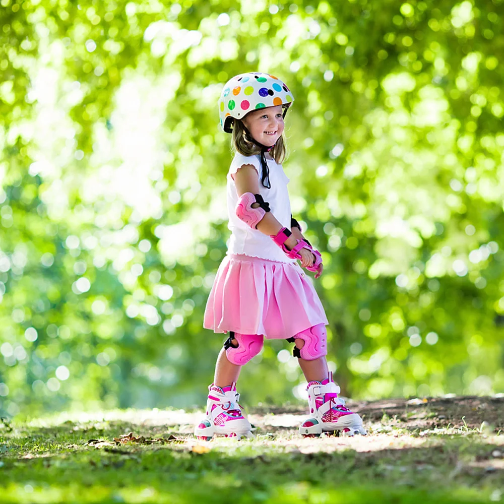 1 комплект из 6 предметов защитное снаряжение для катания на роликах утолщенная