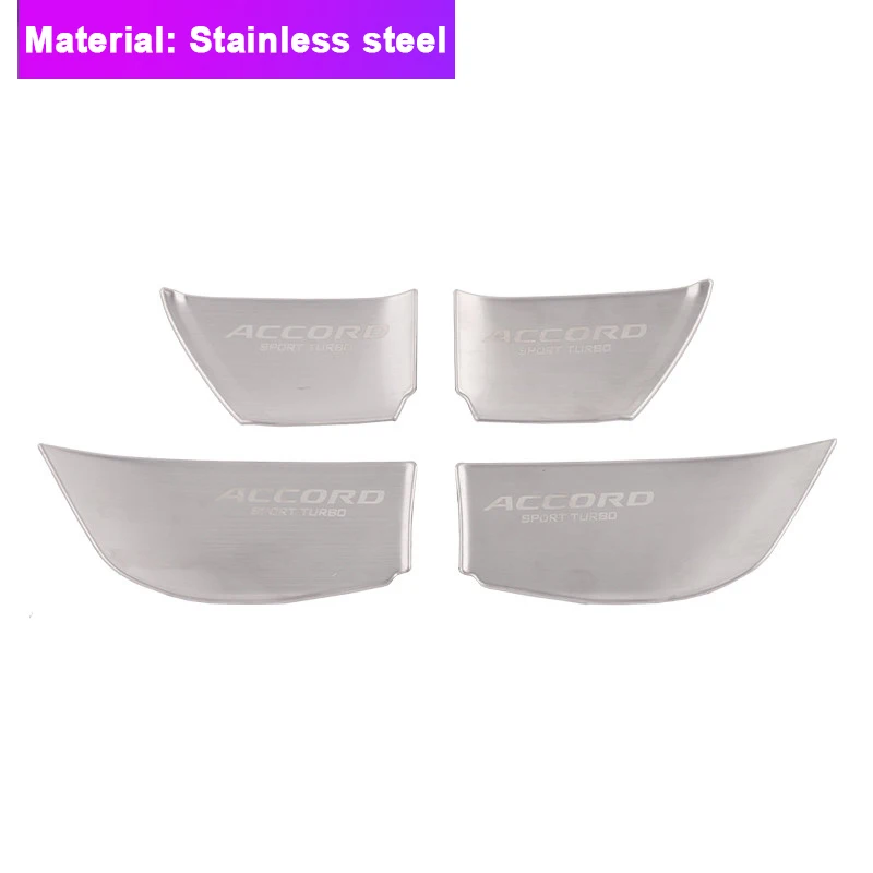 Наклейки из нержавеющей стали на внутреннюю дверь автомобиля чашку аксессуары