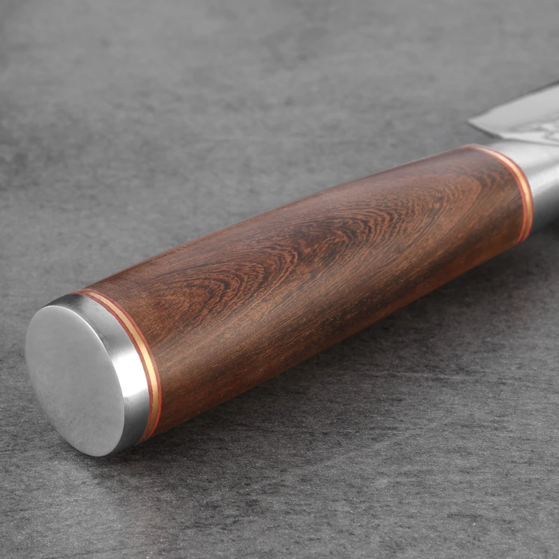 8 дюймовый нож шеф повара кованые кухонные ножи 5Cr15MoV из стали острые режущие с