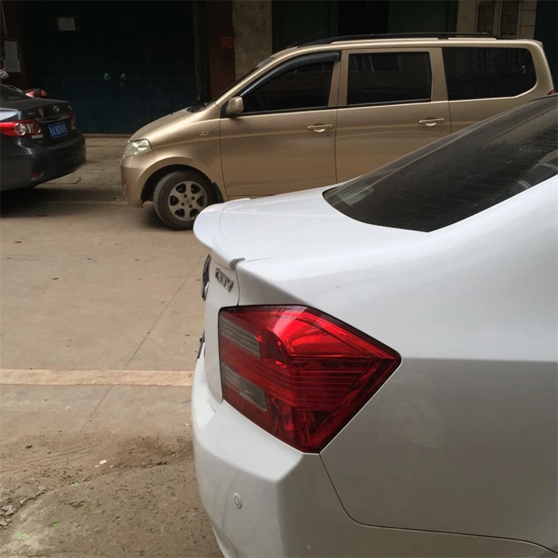 Спойлер для Honda City 2010 2011 2012 2013 2014 автомобильное украшение в виде хвостового крыла