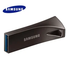 SAMSUNG USB Flash Drive Disk BAR PLUS 32GB 64GB 128GB USB3.1 pen drive up to 300MB/S pendrive memory USB flash disk