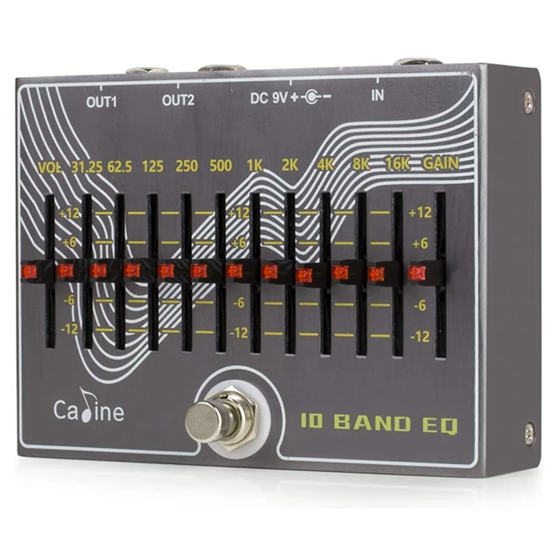 CALINE CP-81 10 лента гитара с эквалайзером педаль эффектов дизайн увеличить