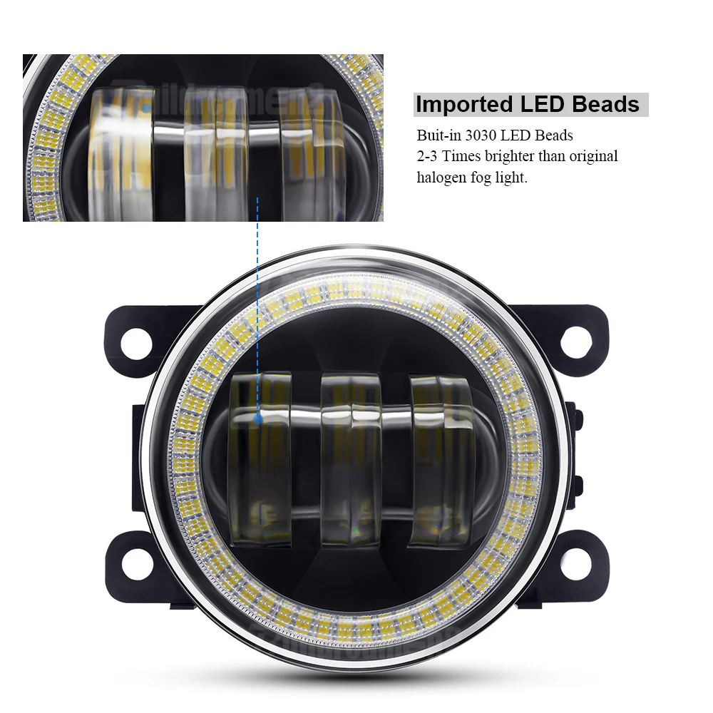 2 X Противотуманные фары Angel Eye для Mitsubishi Outlander Pajero L200 Colt Endeavor Galant Lancer Автомобильные