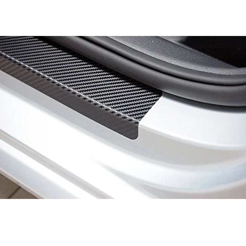 

4pcs/set Car Door Window Protector Sticker Carbon Fiber Vinyl for Sline