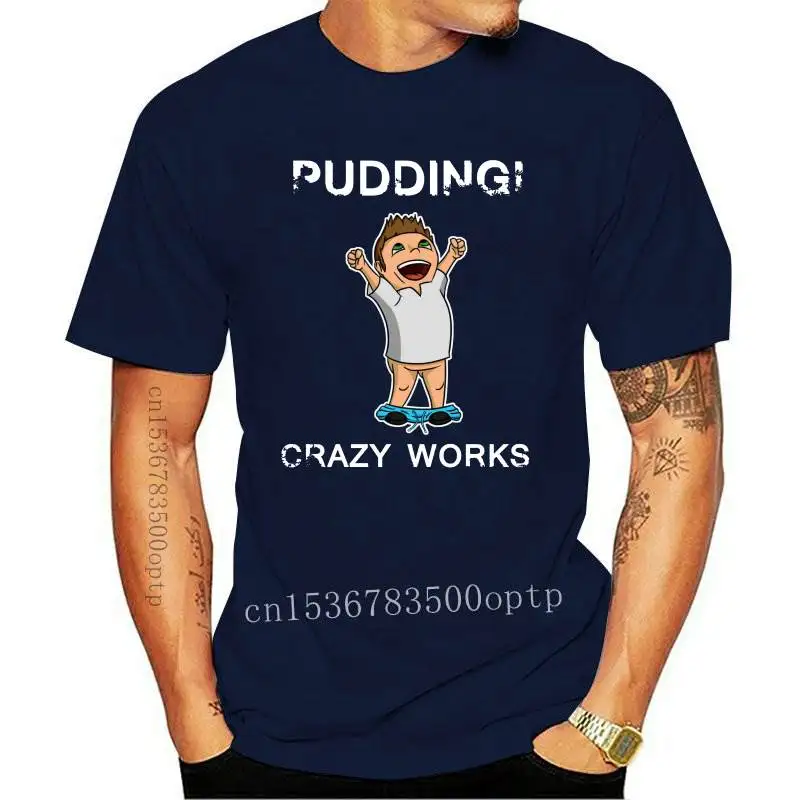 

New Pudding! T-Shirt Funny Tees O Neck 100% Cotton Supernatural Clothes Humor T Shirt