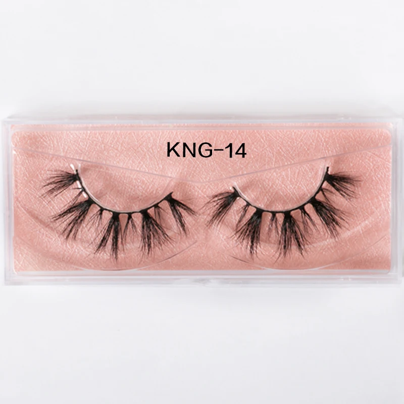KNG-14 Eyewin ресницы 3D норковые накладные ресницы натуральные длинные ресницы драматические объемные ресницы макияж для ресниц норковые ресницы искусственные ресницы 25 мм ресницы - Цвет: KNG-14