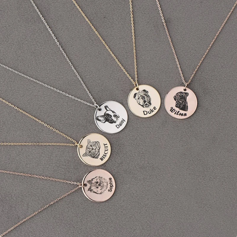 Lateefah персонализированное ожерелье с изображением s &amp Кулоны на заказ для женщин