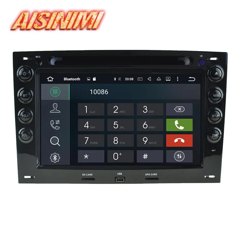 Aisinimi Android 10 для Renault Megane (2003 2008) автомобильный Dvd плеер стерео монитор все в