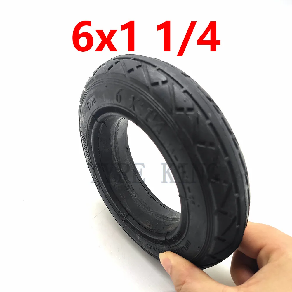 Высококачественные 6X1 1/4 твердые шины 6 дюймов устойчивые к проколу для складных