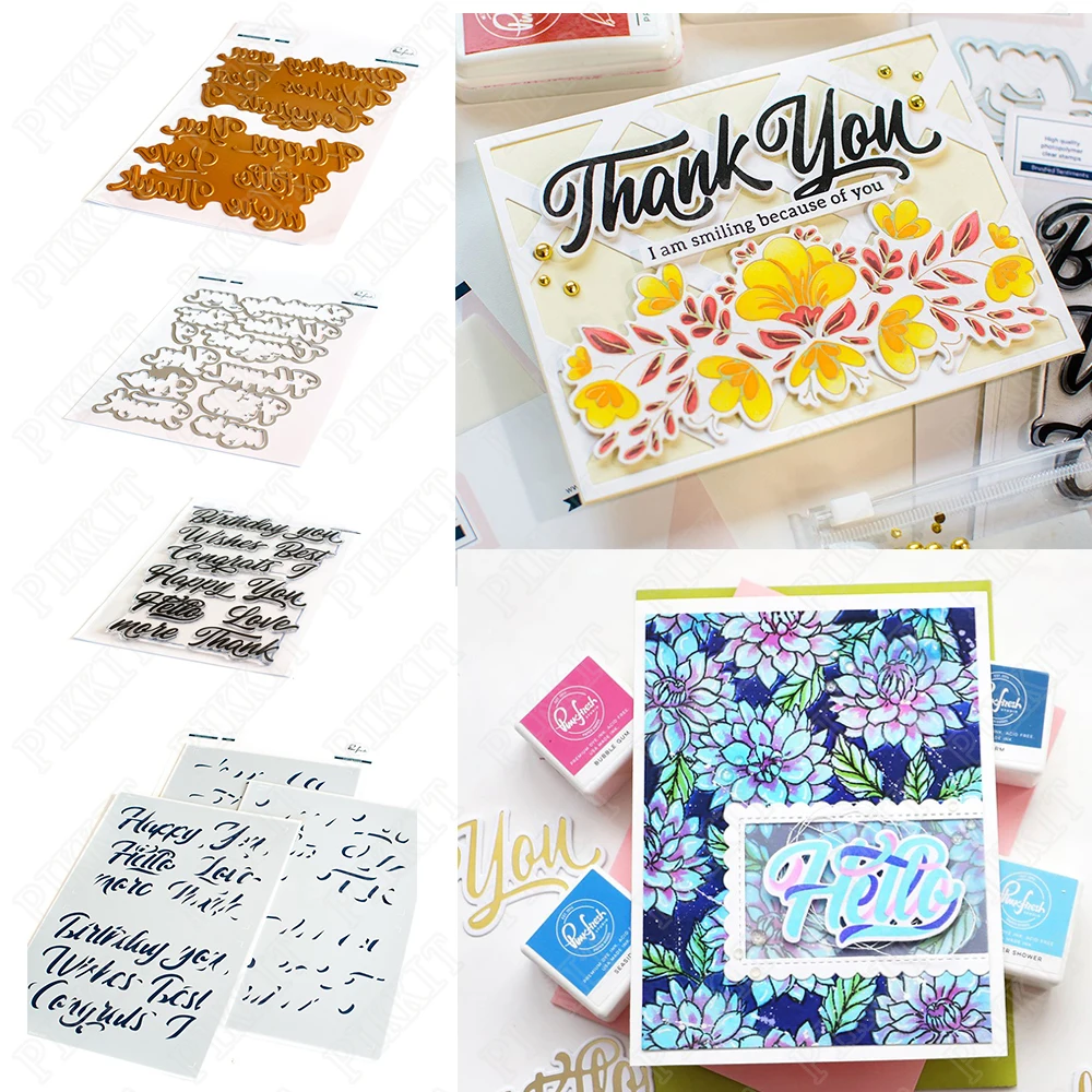 

Beautiful Flowers Cutting Dies Stamps Stencil Hot Foil Scrapbook Diary Decoration Stencil Embossing Template Diy Greeting Card