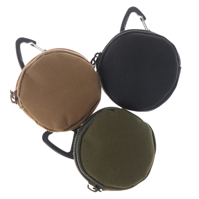 Tactical EDC Pouch Portable Key Coin Purse With Hook Earphone Bag Mini Holder For Hunting Shooting Camping 900D | Спорт и