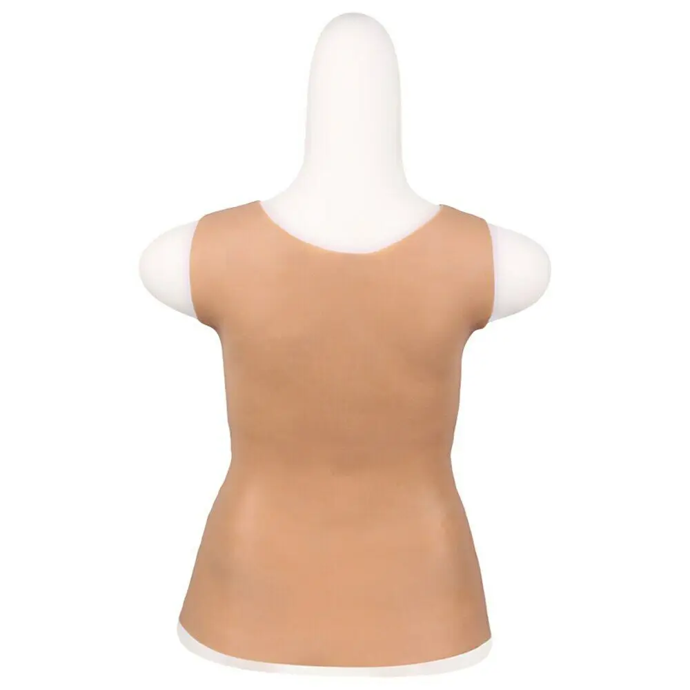 New Artificial Silicone Muscles Bodysuit Realistic Women Men Dressed Crossdresser Corset Top Fake Pectoralis Abdominal Muscles