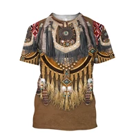 premium native culture 3d printed t shirts women for men summer casual tees short sleeve t shirts cosplay costumes 09