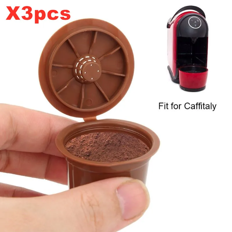 

3pcs Refillable Dolce Gusto Coffee Capsule Nescafe Dolce Gusto Reusable Capsule Gusto Capsules Dolce Gusto Refill Coffee Filters