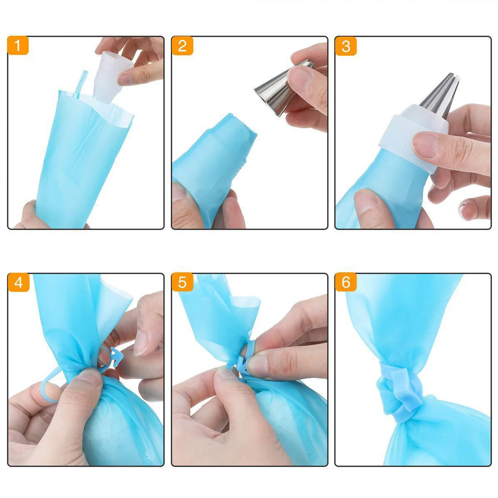 

285PCS Cake Turntable Cake Decorating Tools Kit Rotary Table Baking Tool Piping Nozzle Piping Bag Set Baking Supplies Sets