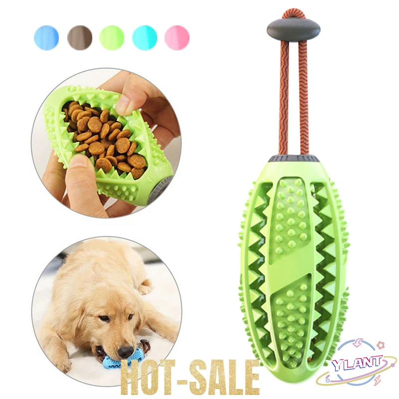 

Dog Toothbrush Pet Molar Tooth Cleaning Supplies Doggy Puppy Dental Care Interactive Dog Toy Food Dispenser Ball Dog Chew Toys