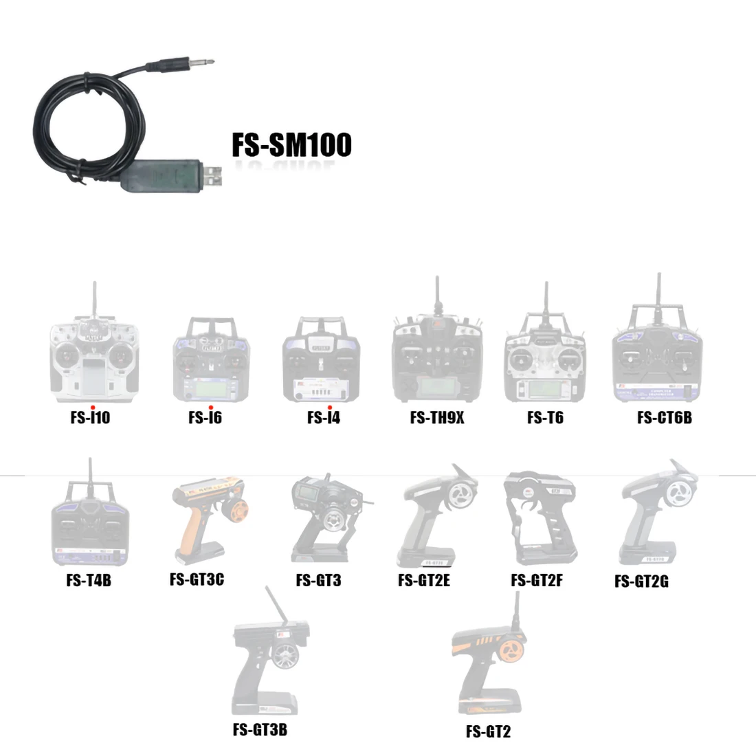 Flysky FS-SM100 RC USB симулятор полета с FMS кабелем контроллер вертолета 2 4G | Игрушки и