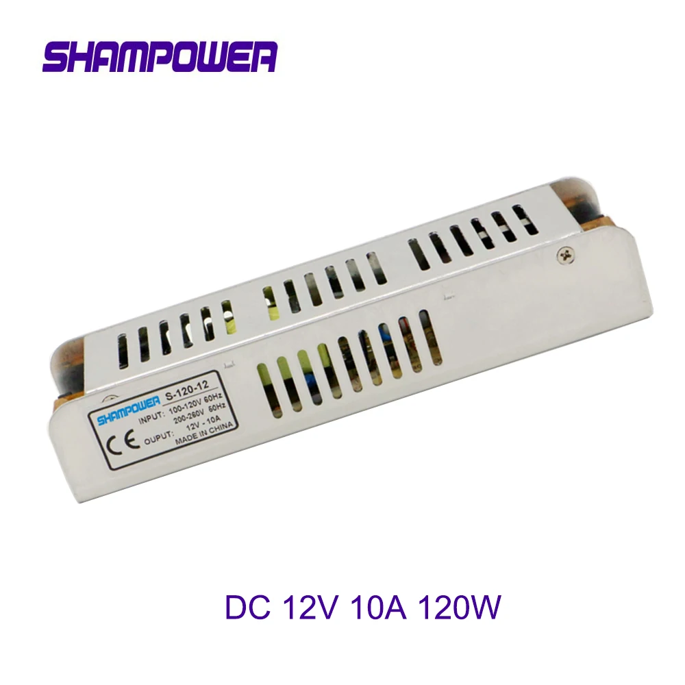 

12V 10A 120W LED Strip Switching Power Supply Ac Dc Converter Alimentatore Switching110V/2200V To 12V 5A 60W LED Driver