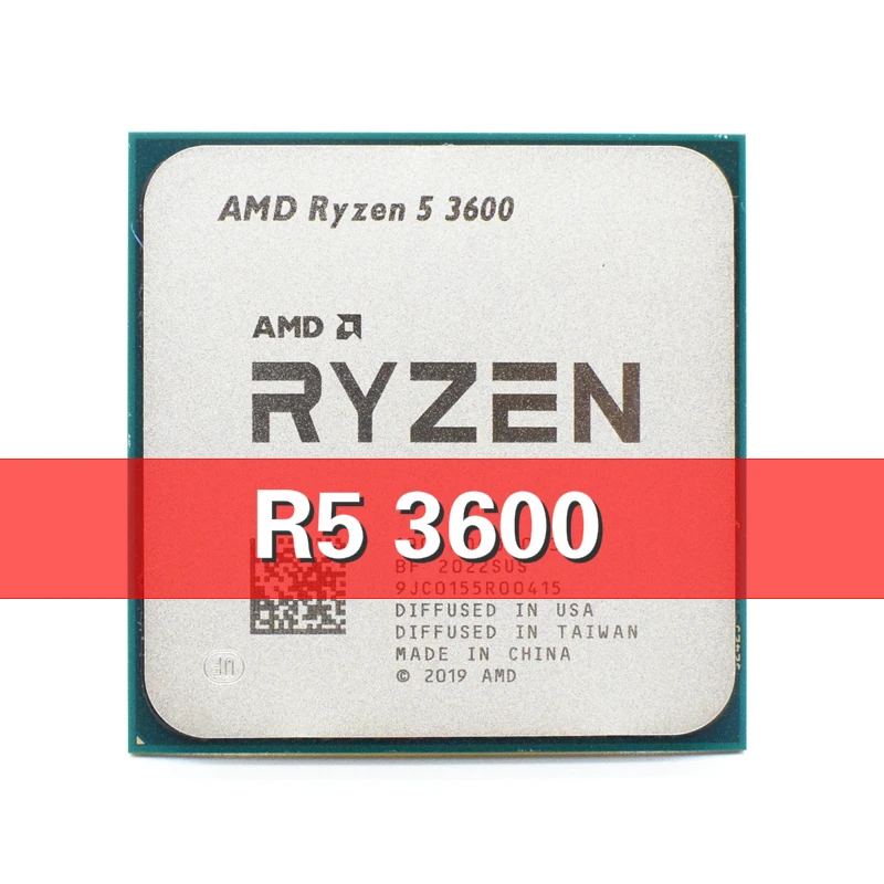 AMD Ryzen 5 R5 3600 3 6 ГГц шестиядерный двенадцать нить процессор 7NM 65 Вт L3 = 32 м гнездо AM4