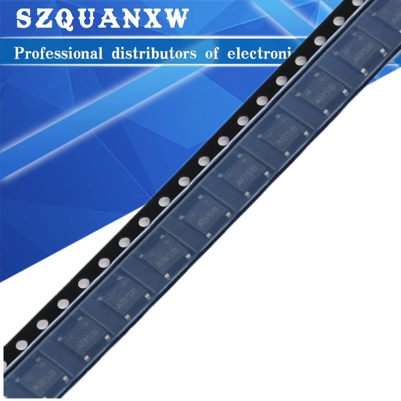 

50pcs ABS10 ABS8 SOP-4 SMD Rectifier bridge pile IC chip