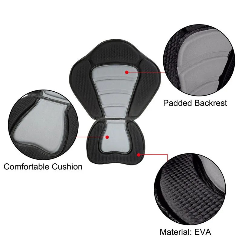 Регулируемая каноэ каяк спинка сиденье для хранения рюкзак подушка надувная