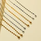 Цепочка-держатель для очков для мужчин и женщин, модный шикарный шнурок золотогосеребряного цвета, для очков