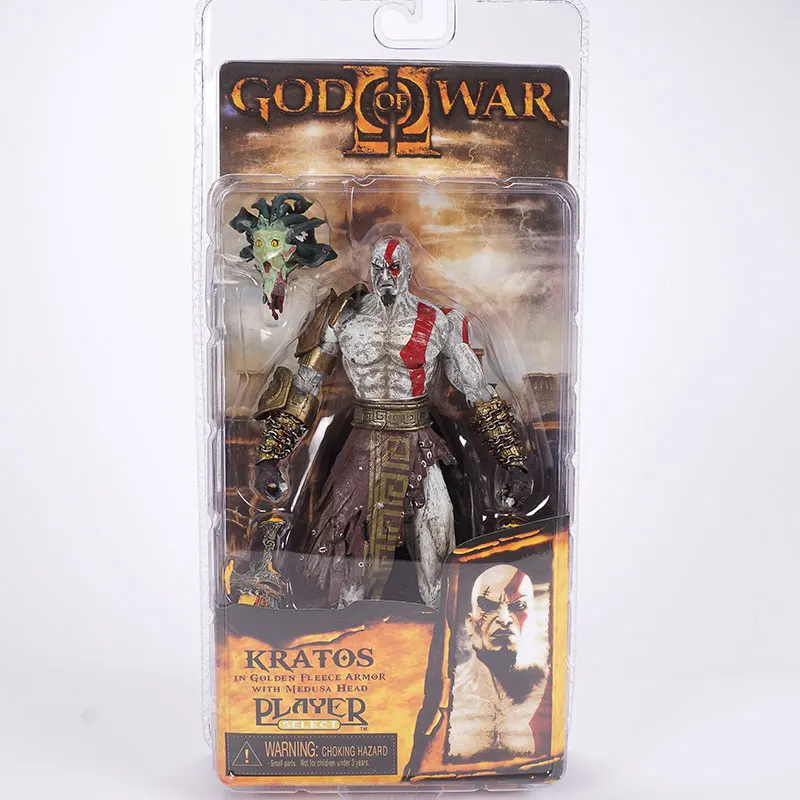 Классическая игра NECA God of War 2 II Kratos In Ares Armor W Blades 7 " ПВХ экшн-фигурка игрушка Лидер