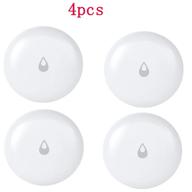 4Pieces Water Sensor Xiaomi Mijia Aqara датчик погружения воды детектор утечки воды Водонепроницаемый приложение умный пульт дистанционного управления Умный дом безопасность - Цвет: 4Pieces Water Sensor