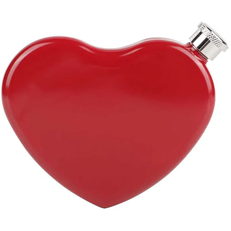 Фляжка в форме красных губ 5 унций пищевой алкогольный ликер из нержавеющей стали
