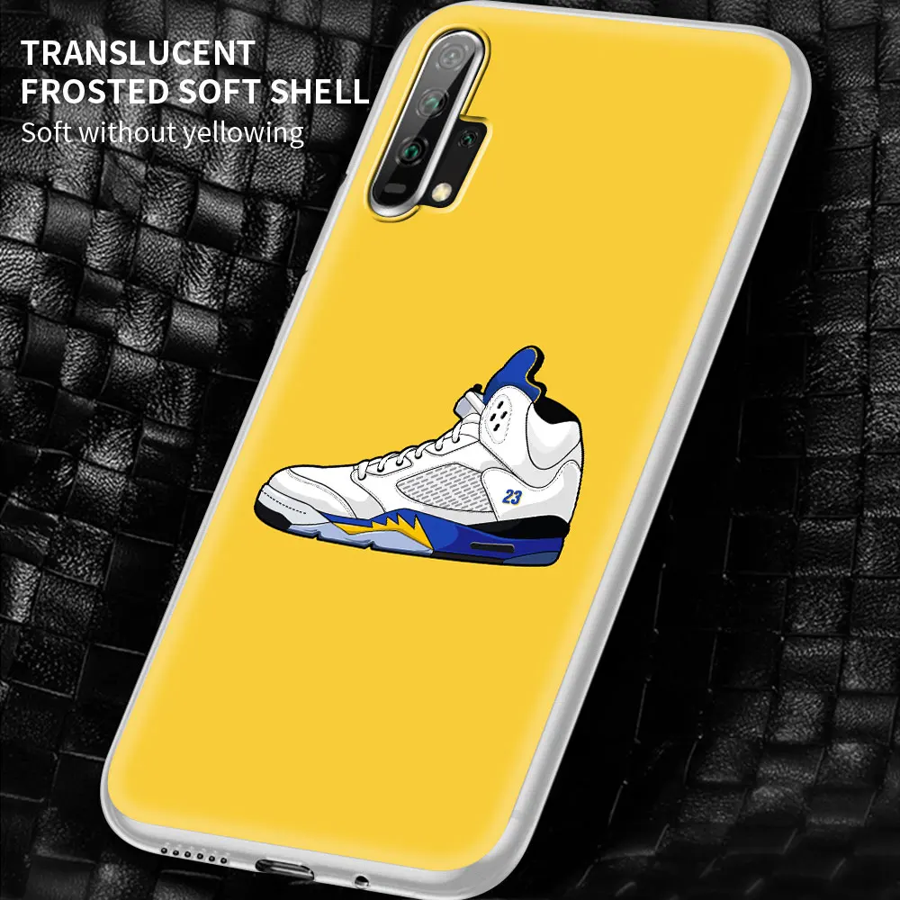 

Sports Shoe Box Matte Clear Case for Honor 10 20 Lite 8X 9X Pro Play 9A 9S 9C 8S 30Pro Plus Soft Smart Phone Cover Coque Shell
