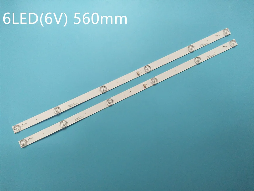 Новинка 30 шт./лот 6LED светодиодная подсветка для Toshiba TCL 32L2600 32L2800 L32P1A 4C LB3206 HR03J HR01J