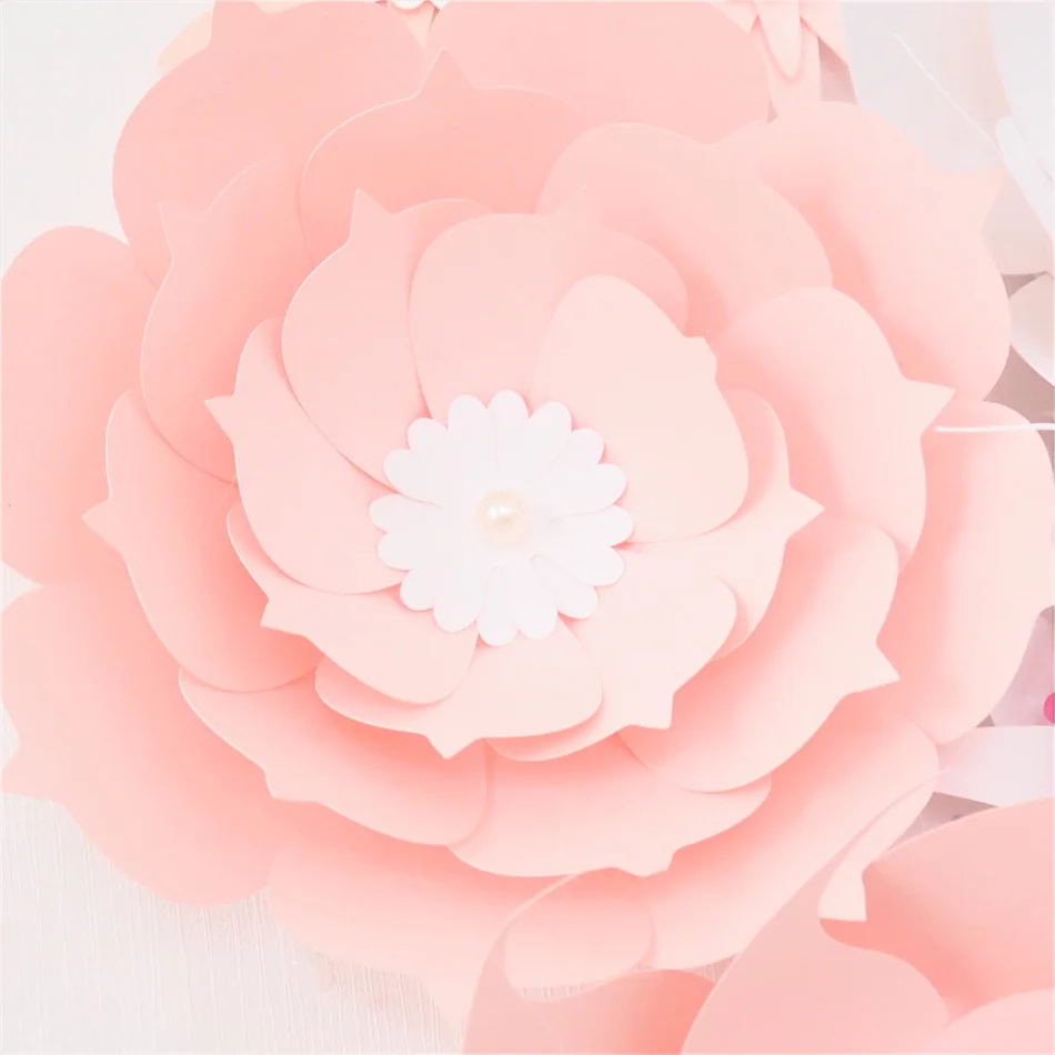 

Handmade Fleur DIY Paper Flowers Set Name Sign Kit Nursery Wall Decorations Baby Shower Backdrop Girls Nursery Wall Flower Decor