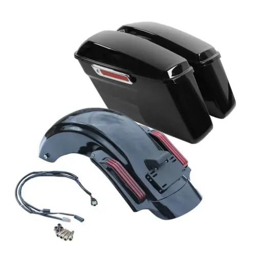 

Motorcycle Saddlebag Rear Fender LED System For Harley Touring CVO Road King Street Electra Glide FLHR FLHXS FLTRX 2014-2020