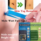 1 компл., искусственная кожа, эффективное лечение, медицинская бирка для кожи, убивает кожу, искусственная кожа, Swabs, взрослые родинки, бородавки, уход за лицом